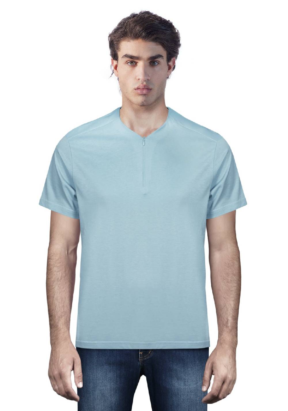 Primo Emporio T-shirt con zip mezza manica