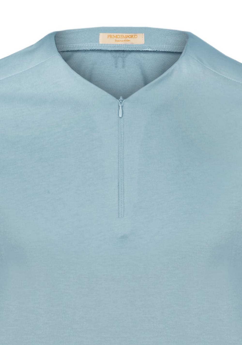 Primo Emporio T-shirt con zip mezza manica Presa