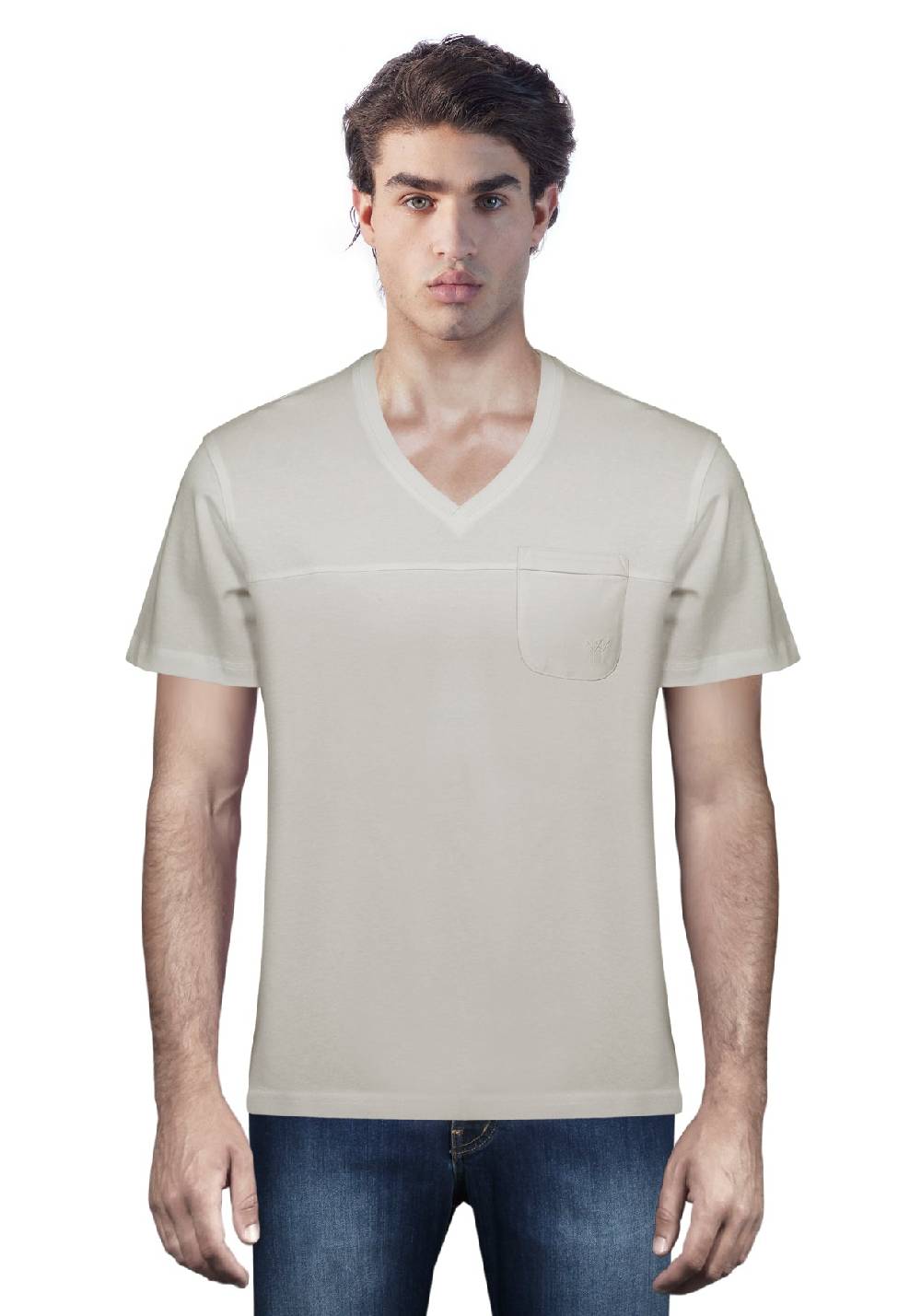 Primo Emporio T-shirt scollo a V con taschino