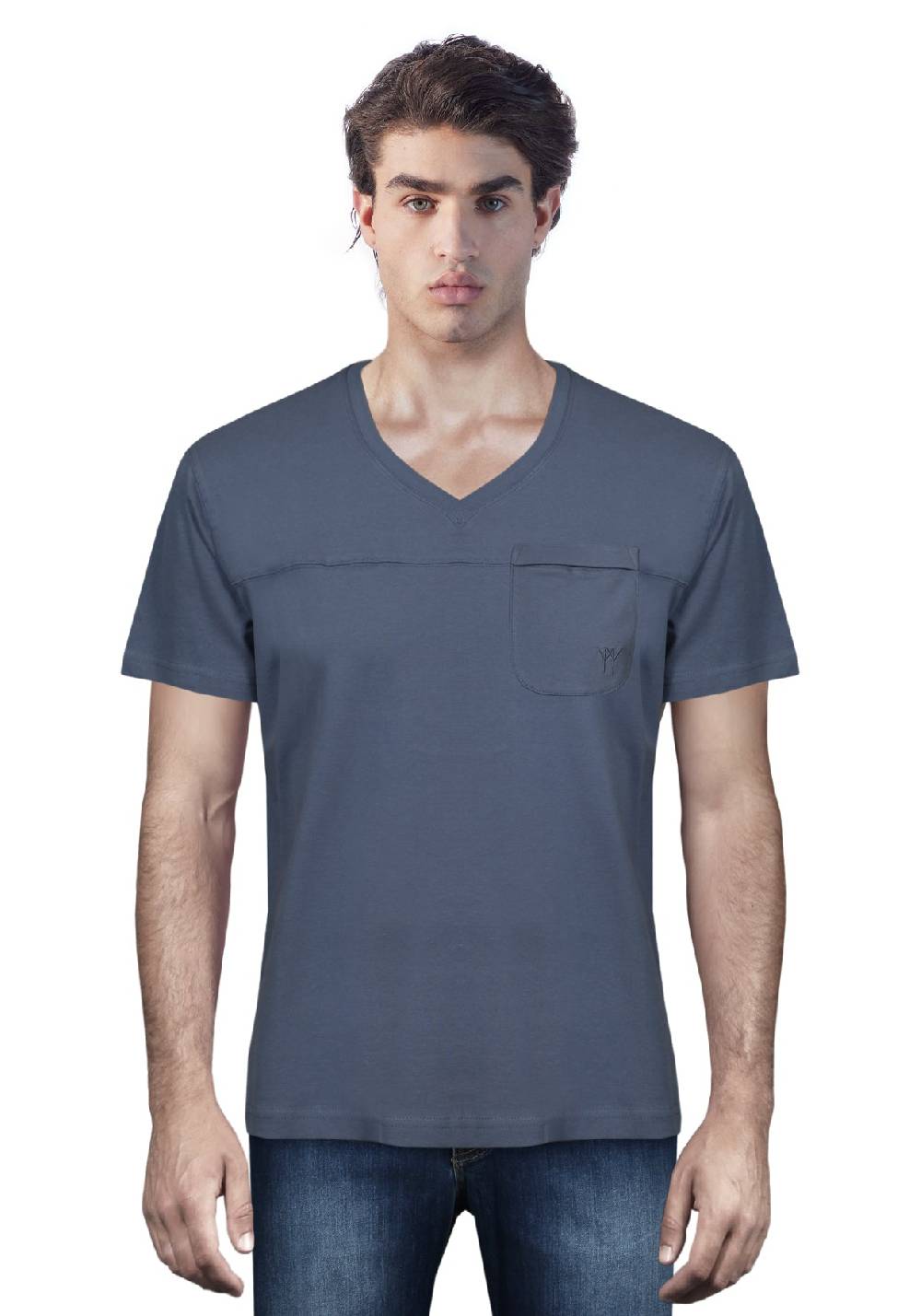 Primo Emporio T-shirt scollo a V con taschino