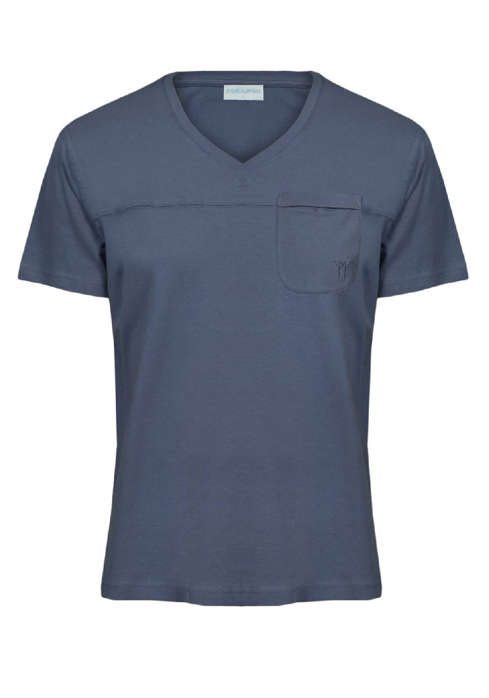 Primo Emporio T-shirt scollo a V con taschino Comprare a buon mercato