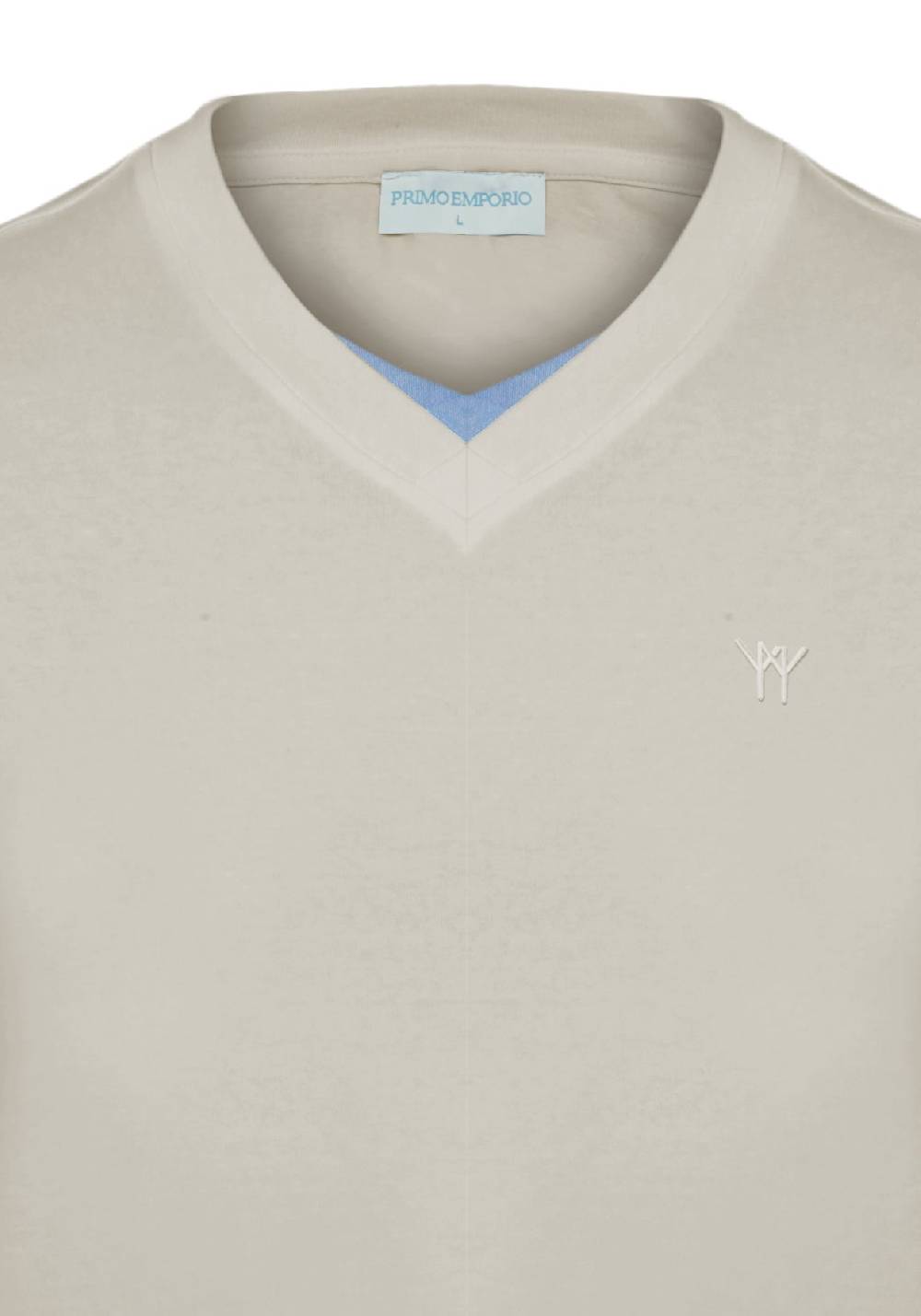 Primo Emporio T-shirt mezza manica con contrasto Grande vendita