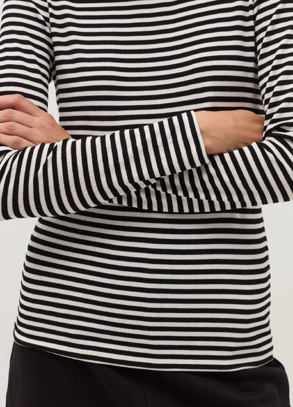 OVS T-shirt a righe mock neck Novità