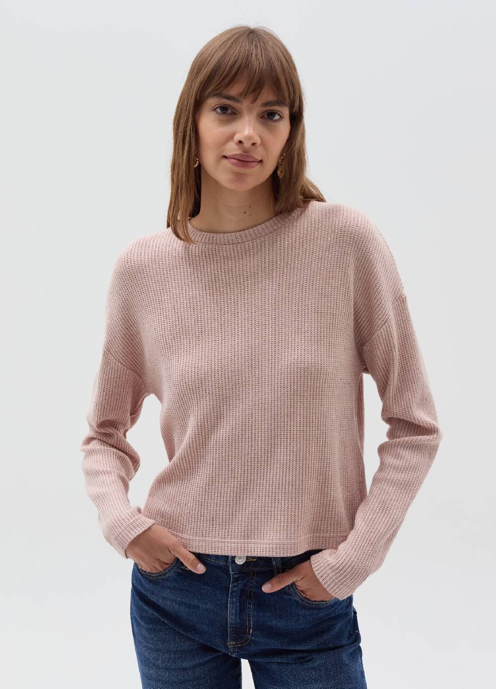 OVS Maglia a coste inglesi con lurex Grande vendita