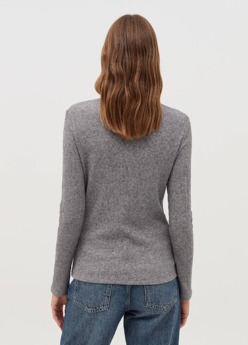 OVS T-shirt a costine con collo alto Offerta San Valentino