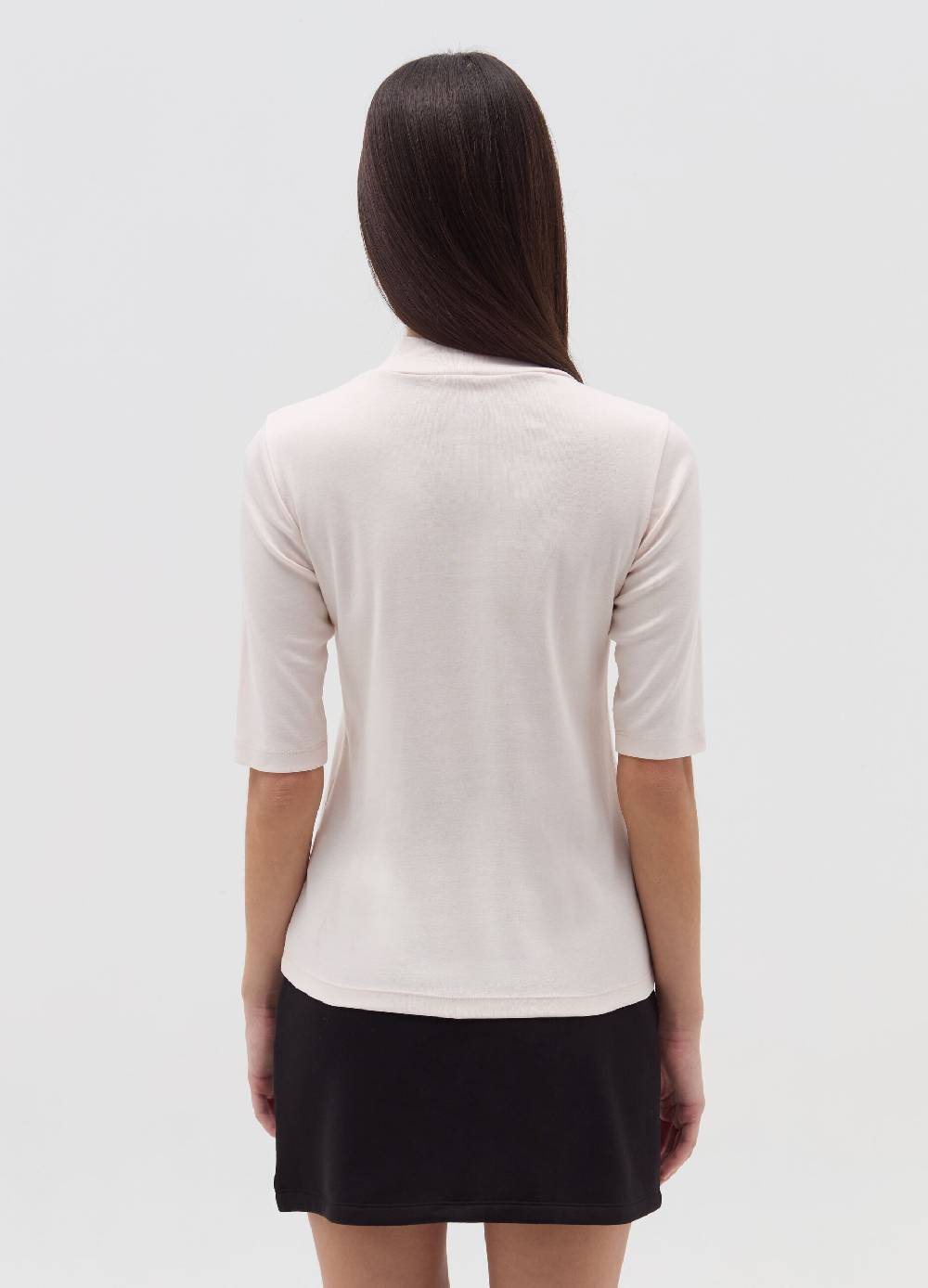 OVS T-shirt mock neck con maniche al gomito Bestseller