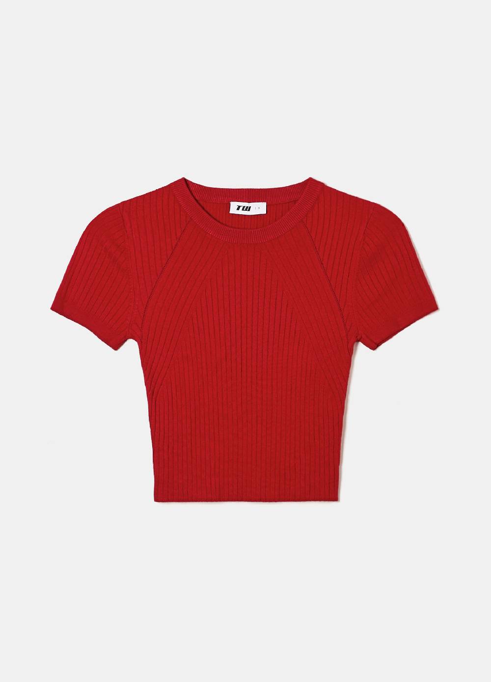 TALLY WEIJL T-shirt cropped a coste piatte Ultimo giorno
