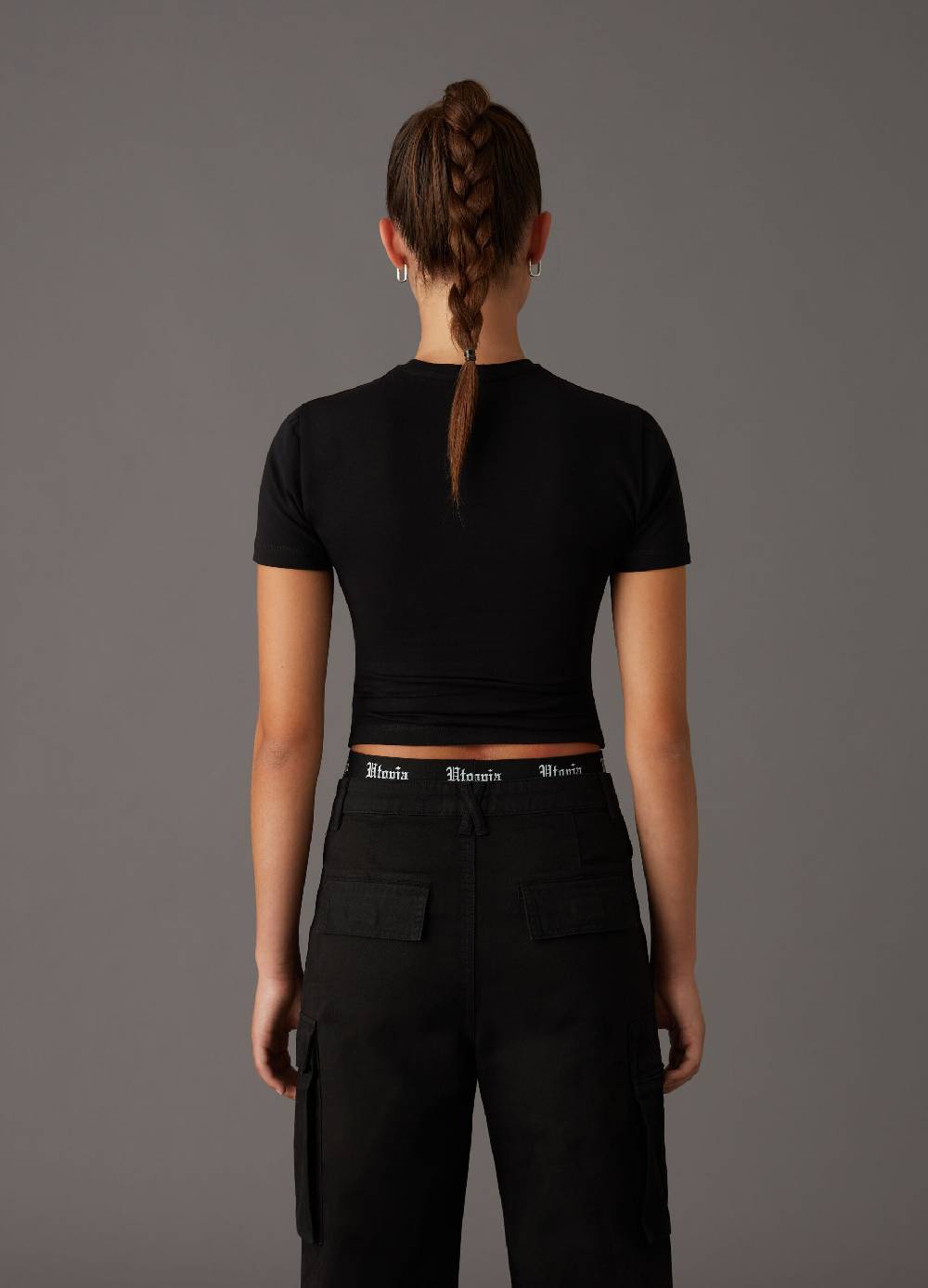 UTOPJA T-shirt second skin Black In Vendita