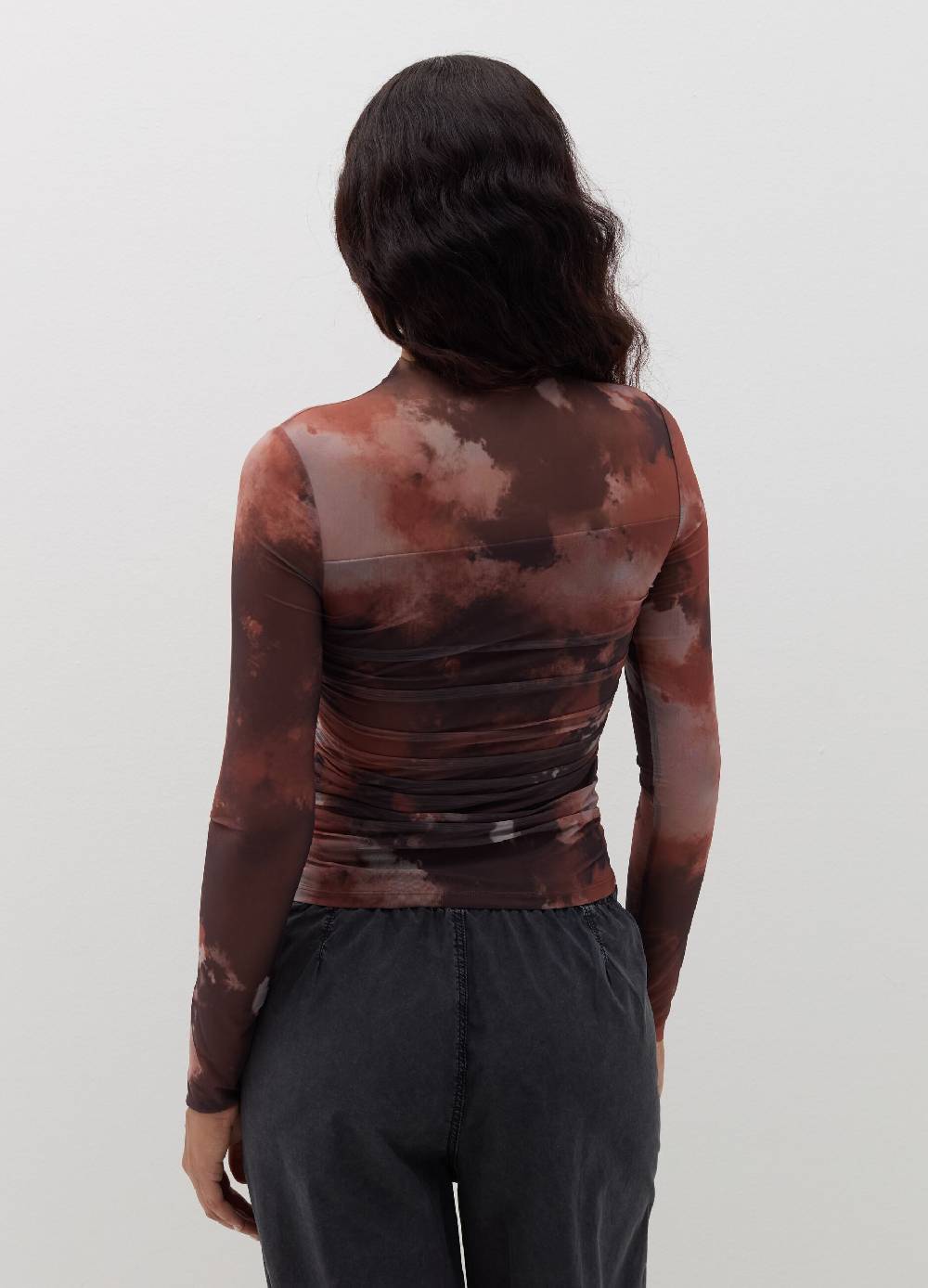 B. ANGEL T-shirt a maniche lunghe in mesh Tie Dye Vendite stagionali