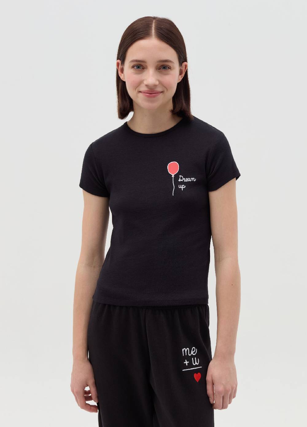 MILK+HERO T-shirt girocollo con stampa Ultimi due giorni