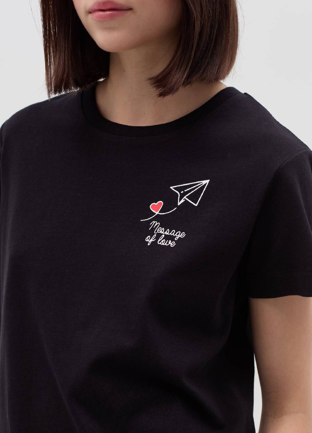 MILK+HERO T-shirt in cotone con stampa Consegna Veloce