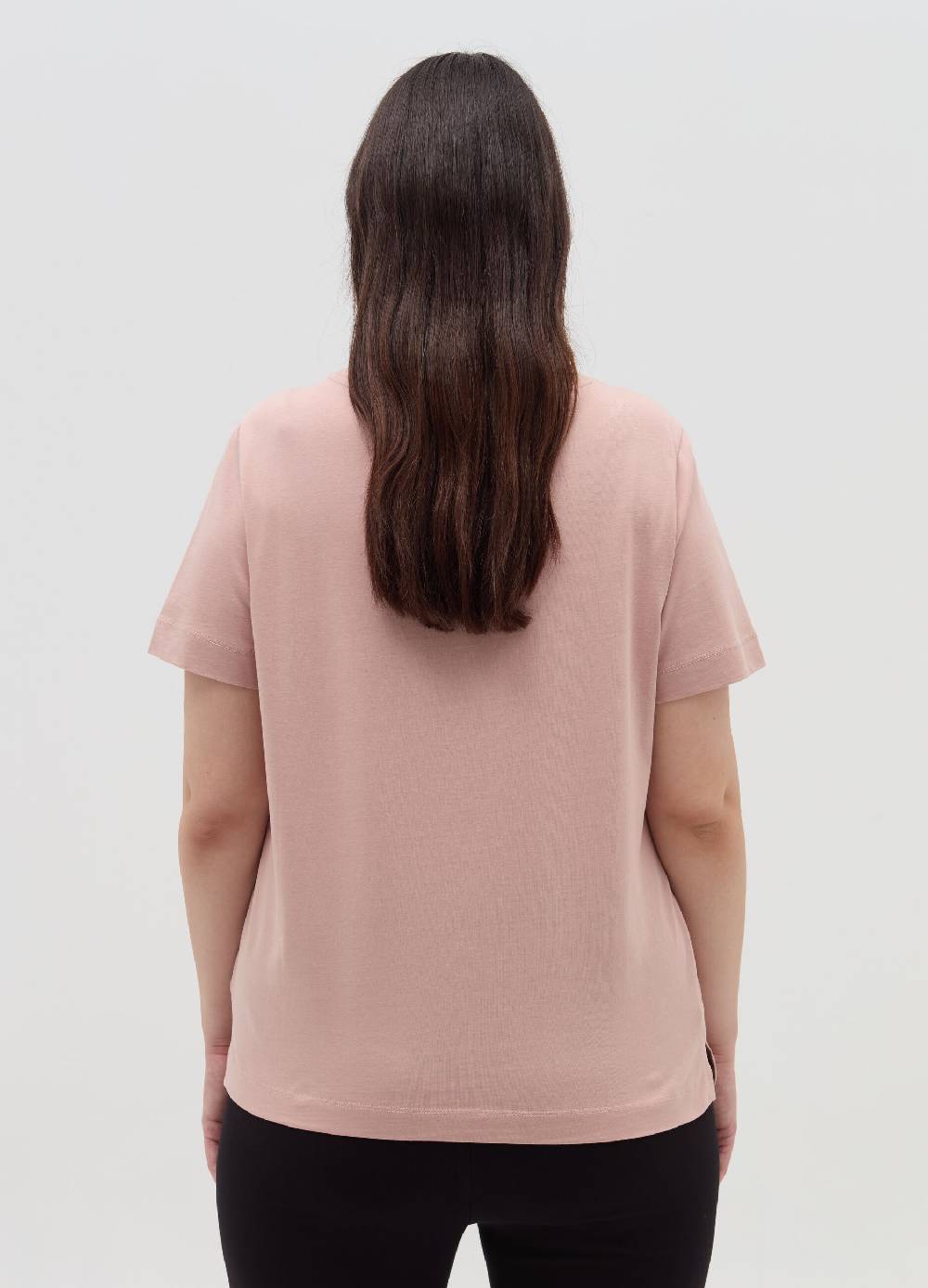 MYA T-shirt in cotone con stampa Curvy Affare Del Giorno