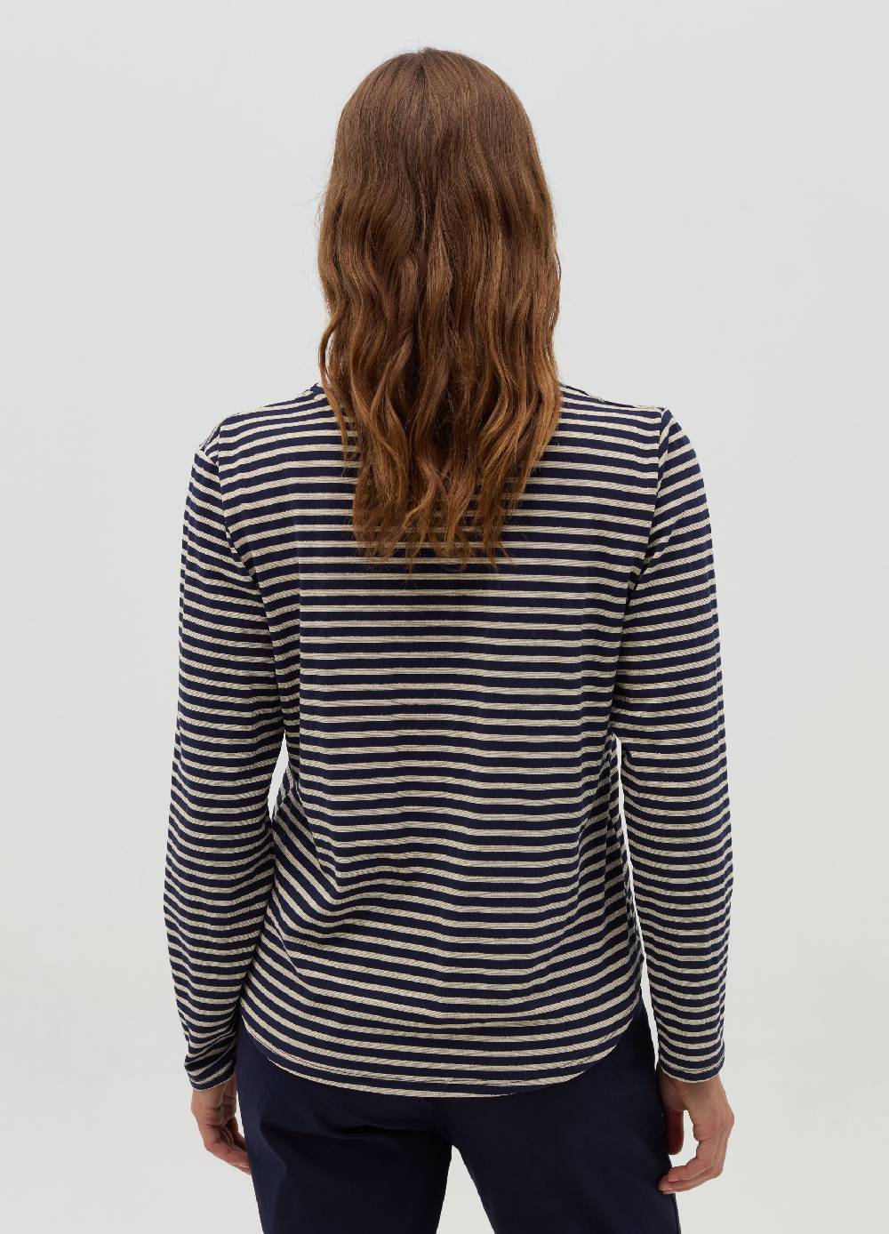 HYBRID T-shirt a righe in lurex con maniche lunghe Offerta