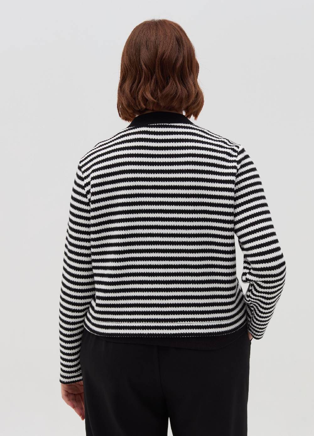 MYA Cardigan a righe con bottoni dorati Curvy Economico