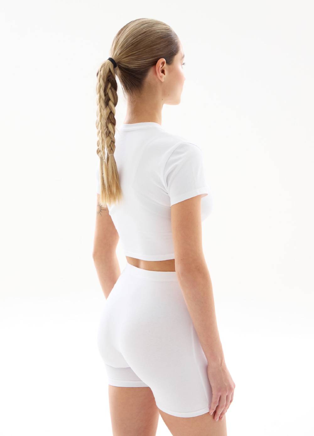 UTOPJA T-shirt Crop White Nuova