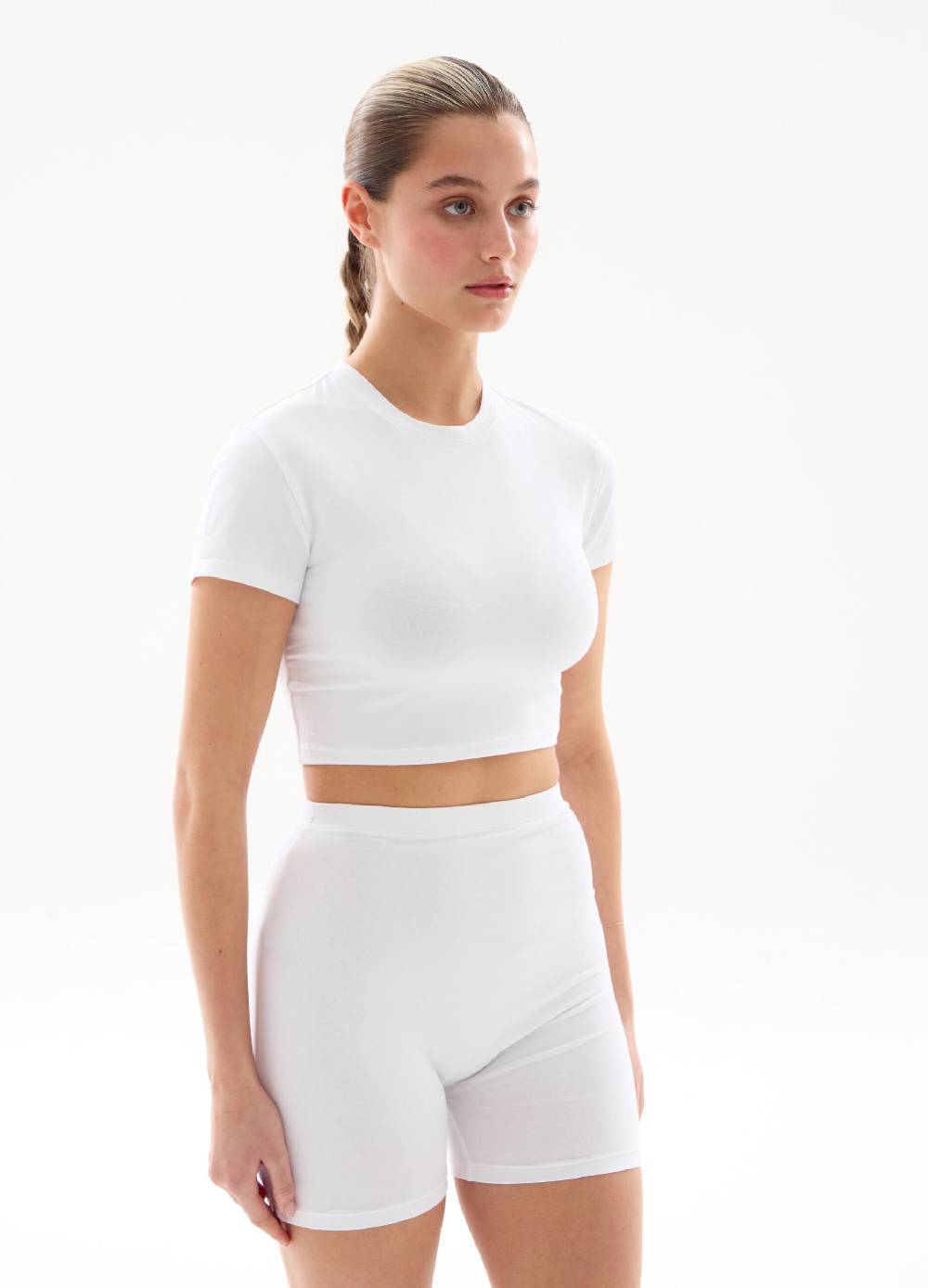 UTOPJA T-shirt Crop White Nuova