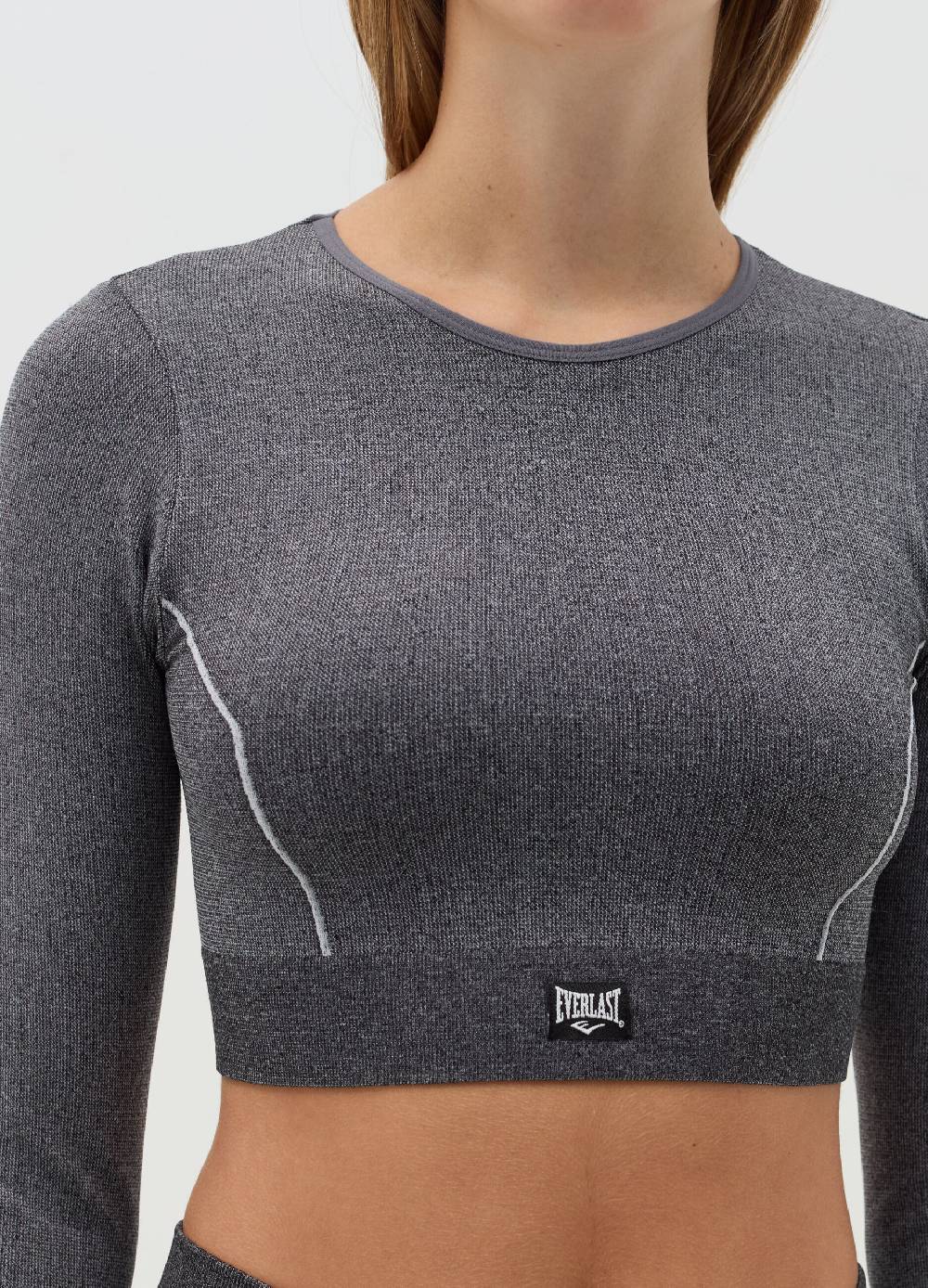 EVERLAST T-shirt a maniche lunghe con cuciture in rilievo In Linea