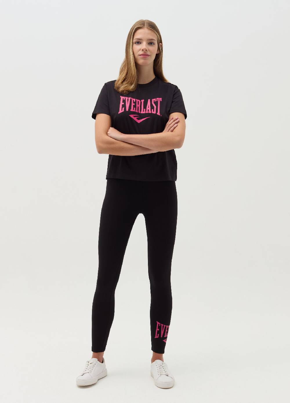 EVERLAST T-shirt con stampa logo Nuovo