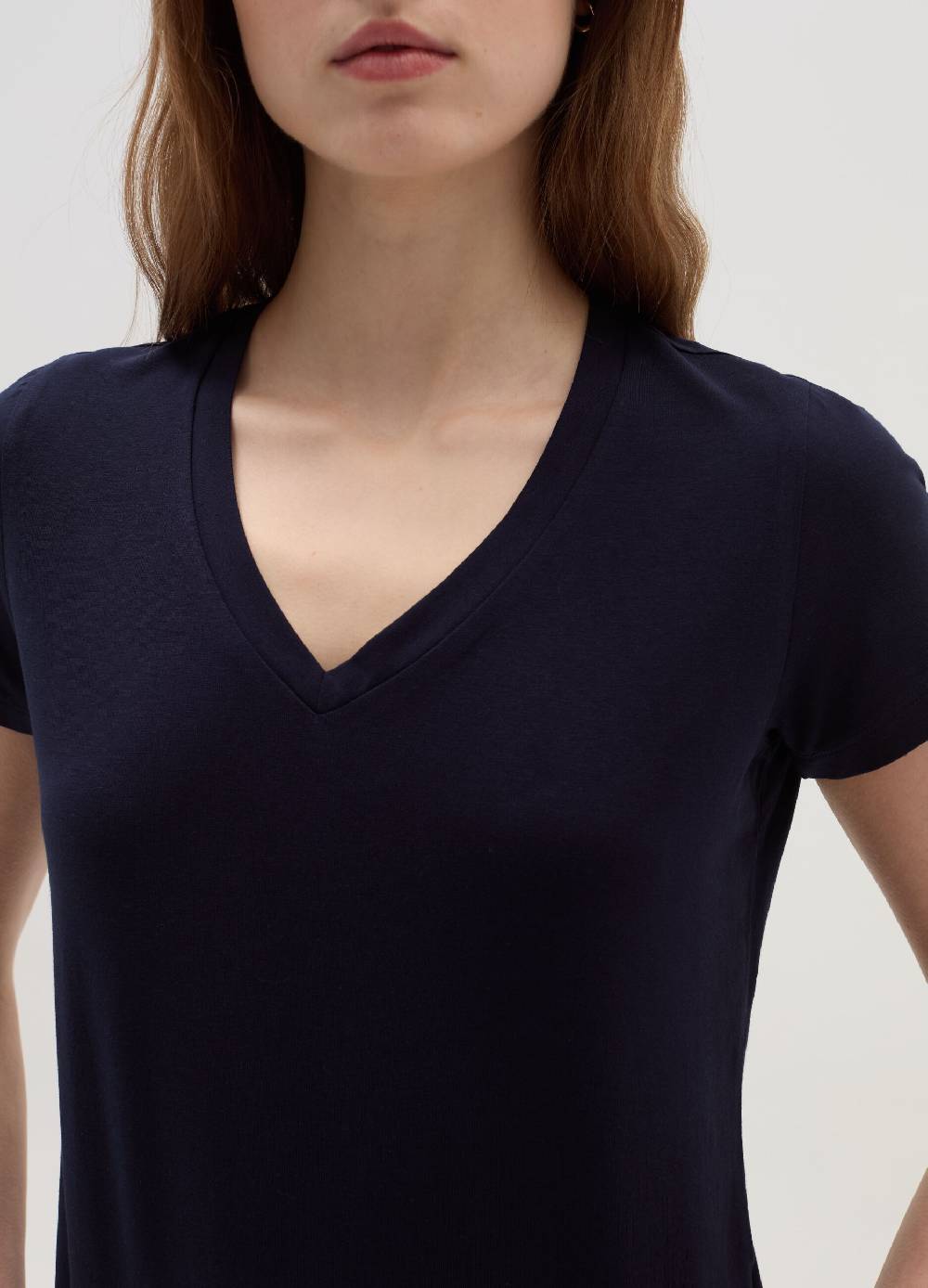 OVS T-shirt tinta unita con scollo a V Qualità Garantita