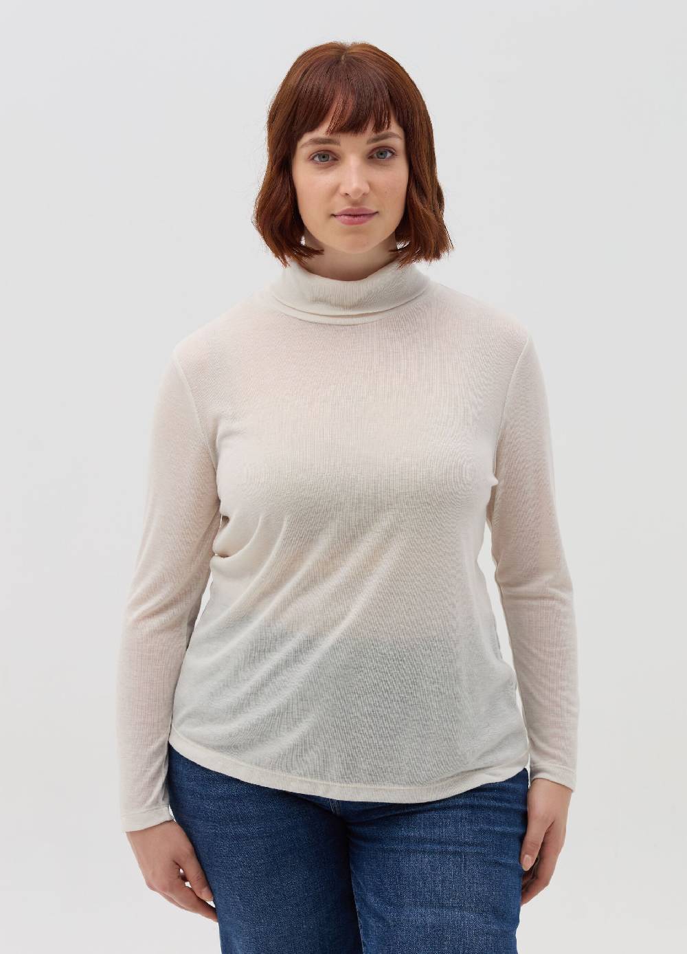 MYA Maglia maniche lunghe a collo alto Curvy Acquista Ora