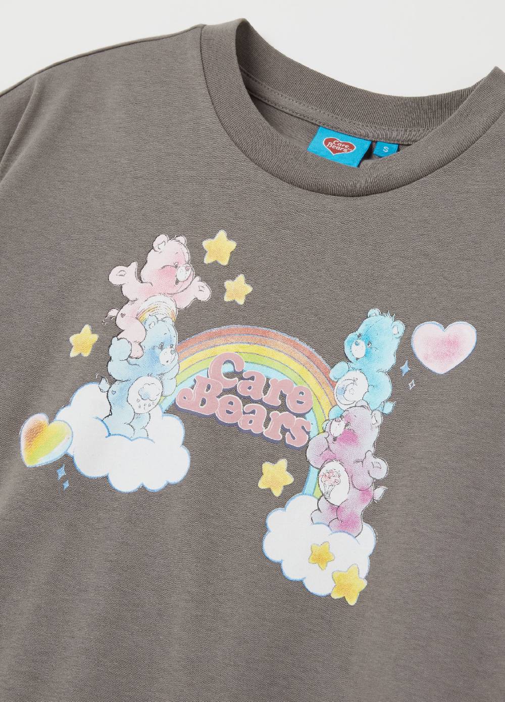 OVS T-shirt crop stampa "Care Bears" Novità