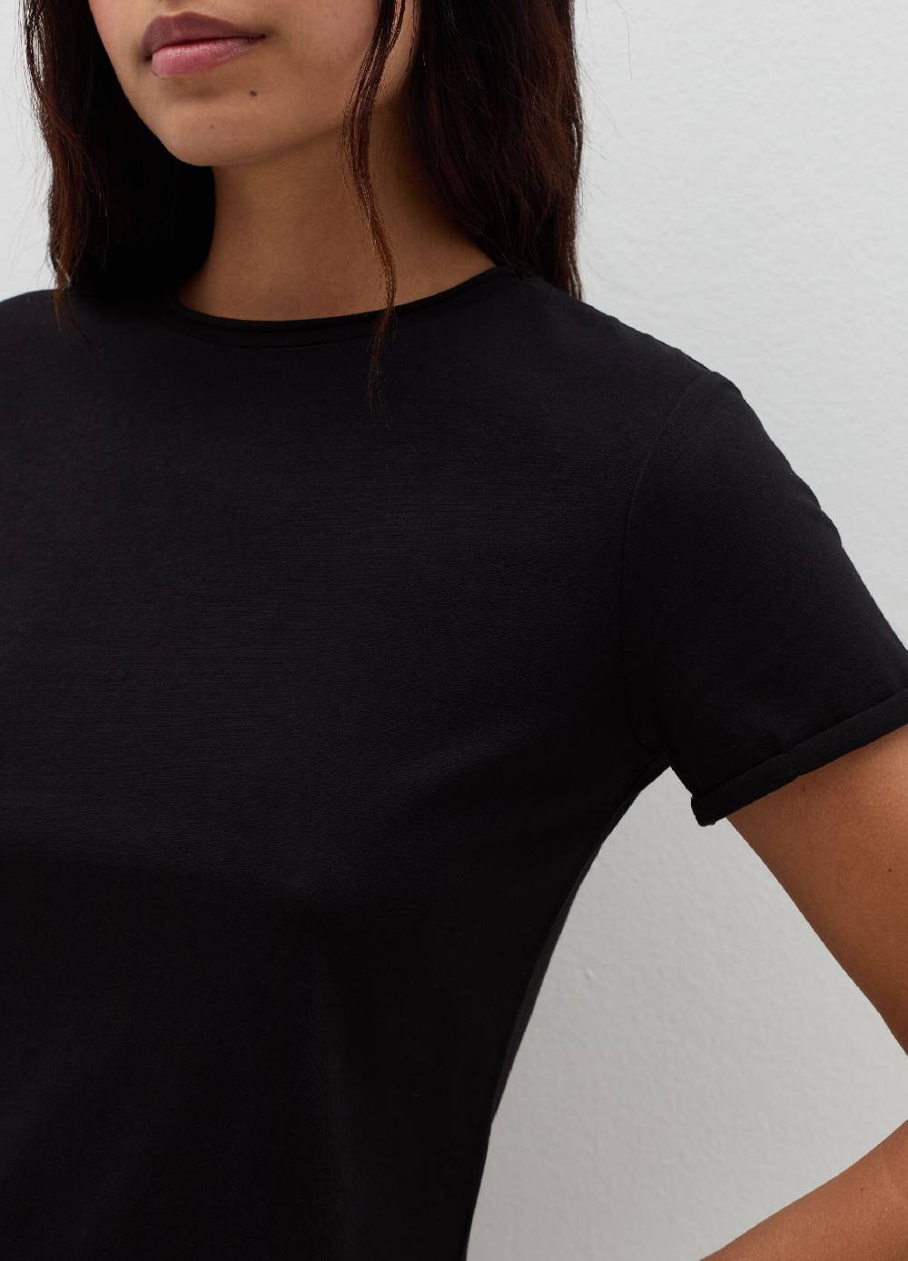B. ANGEL T-shirt in cotone scollo rotondo Presa