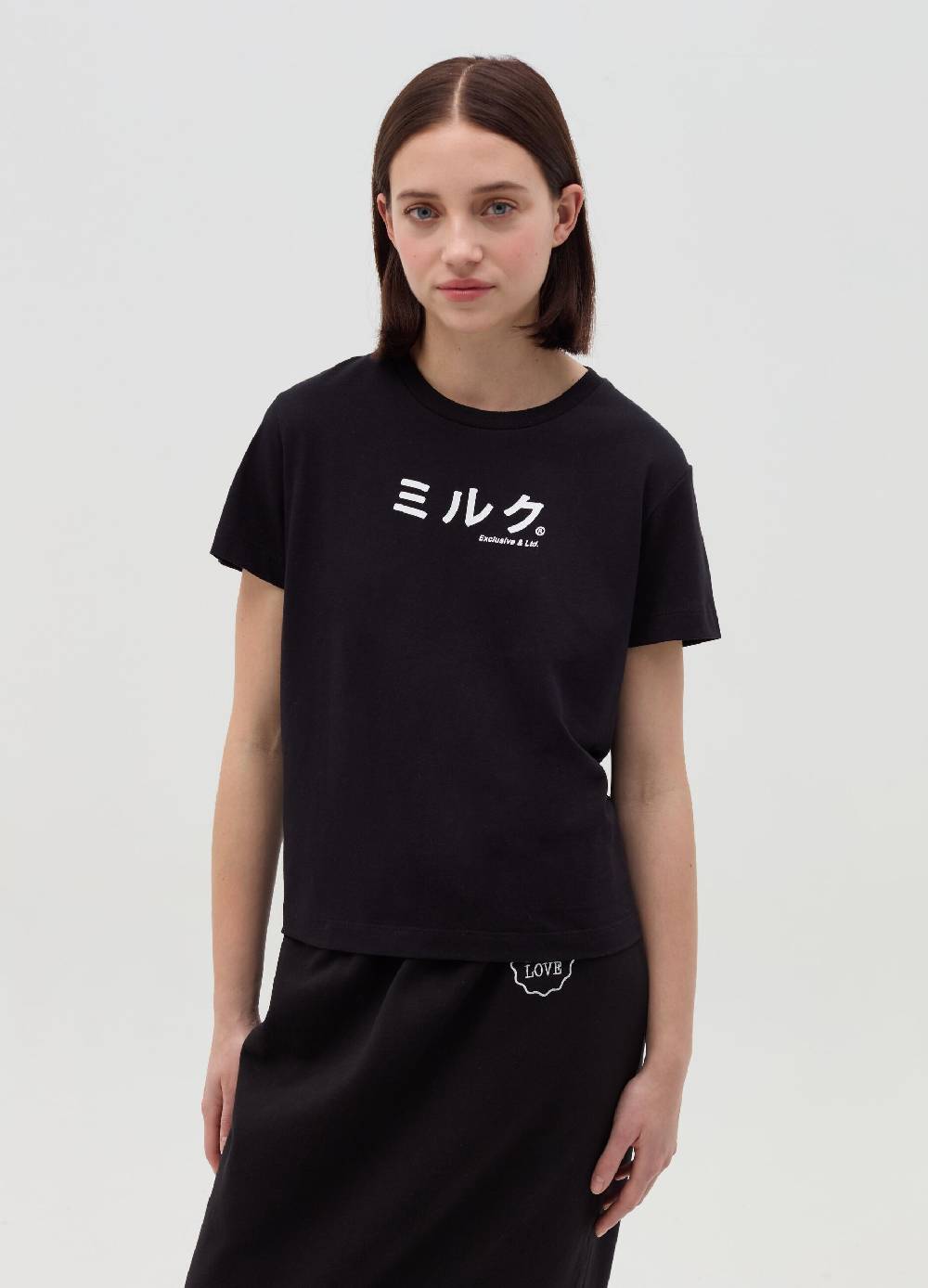 MILK+HERO T-shirt girocollo in cotone Hotsell