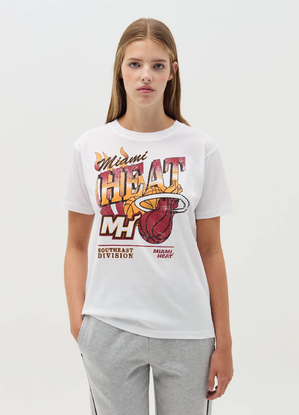 NBA T-shirt con stampa Miami Heat Vendita Calda