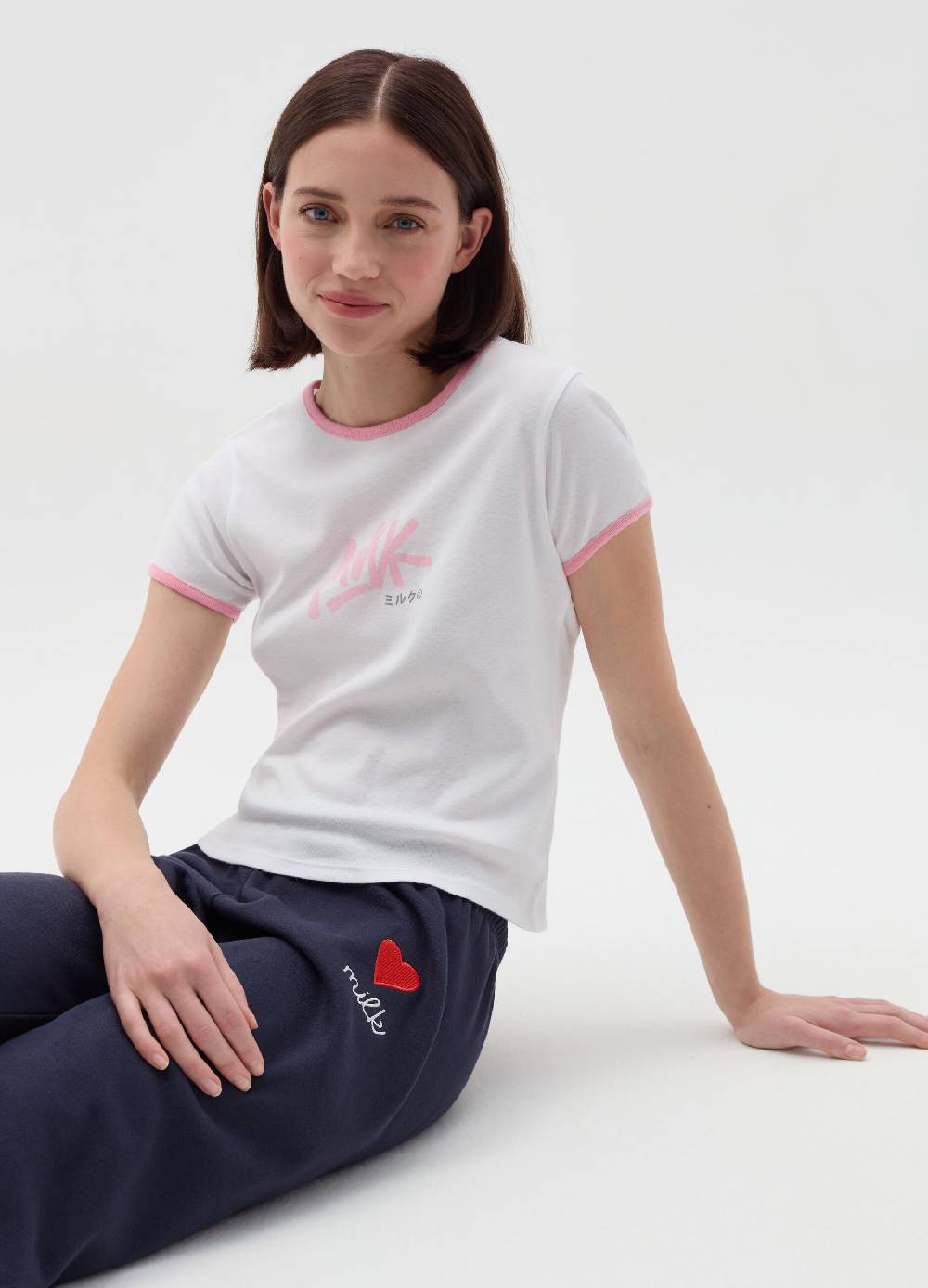 MILK+HERO T-shirt girocollo con stampa I Più Venduti