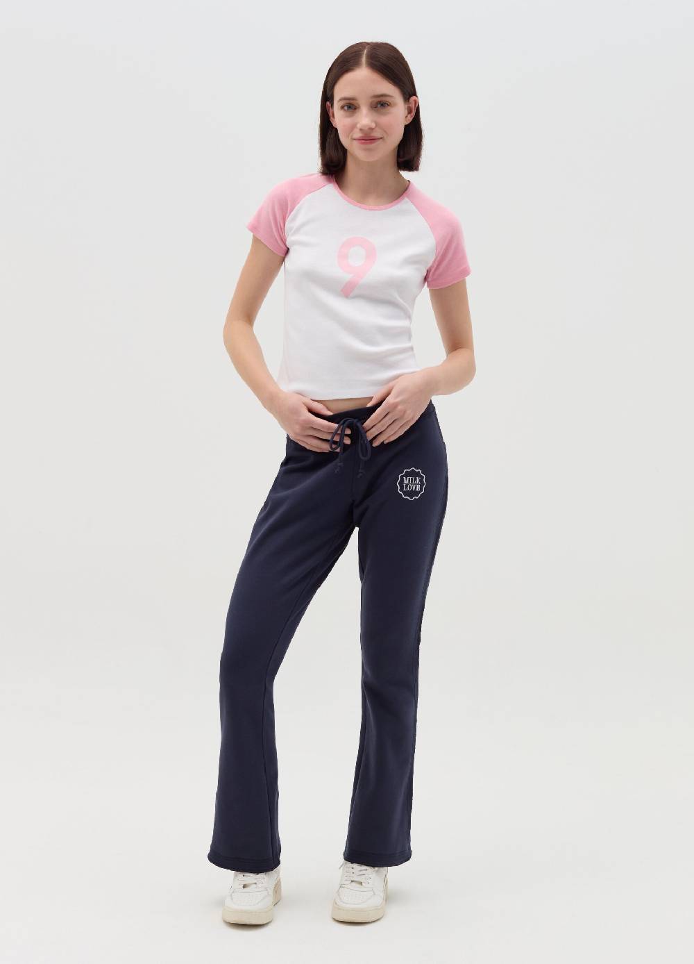 MILK+HERO T-shirt girocollo con stampa Vendite Flash