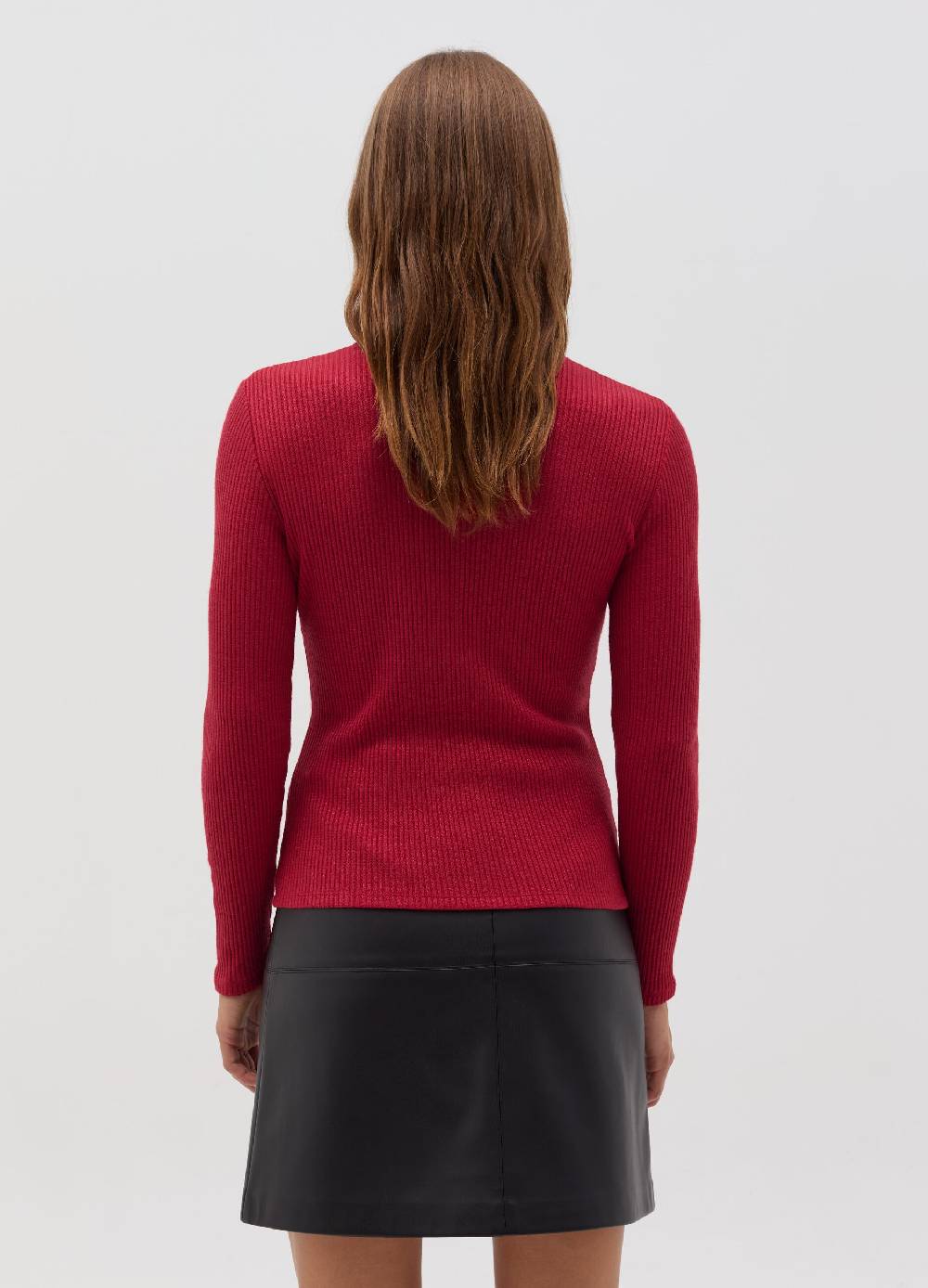 OVS T-shirt in lurex a maniche lunghe con collo alto In Saldo