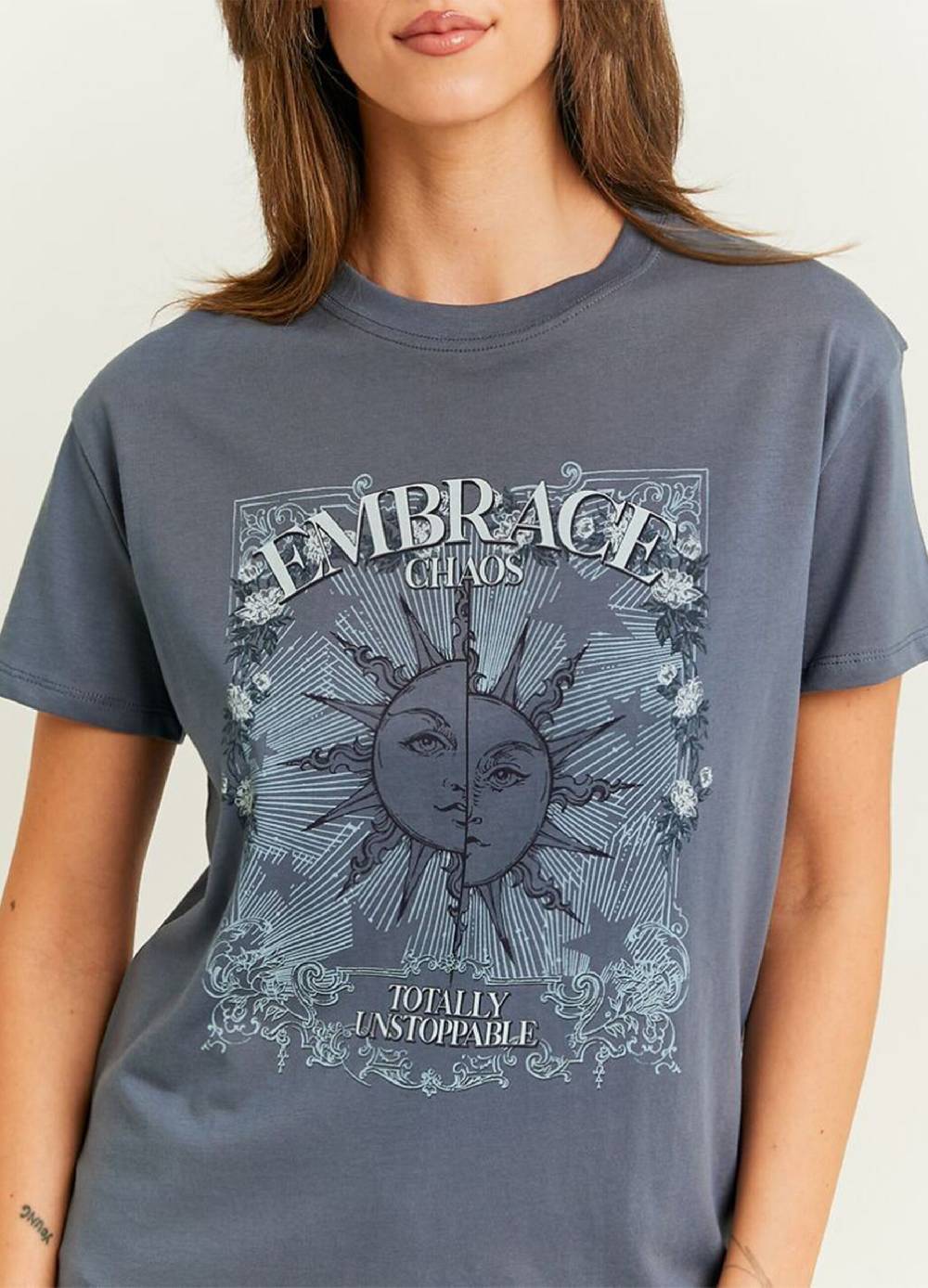 TALLY WEIJL T-shirt in cotone con stampa Italia
