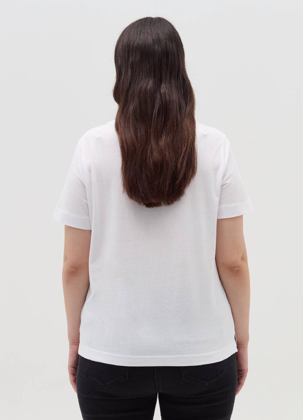 MYA T-shirt in cotone con stampa Curvy 2025