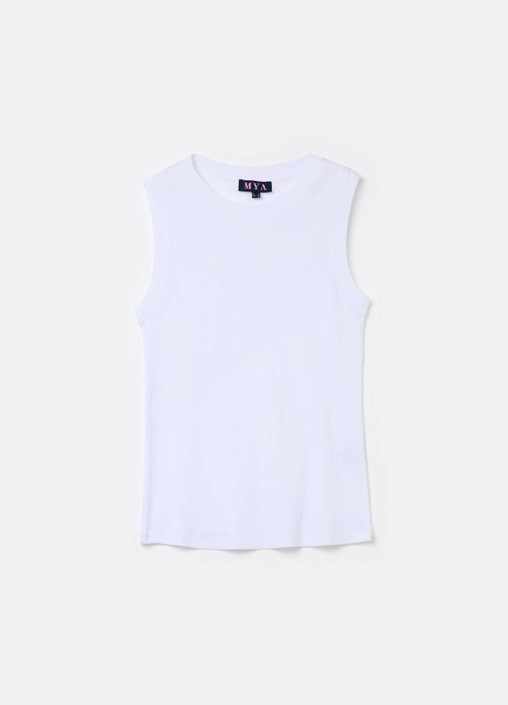 MYA Tank top a costine sottili Curvy
