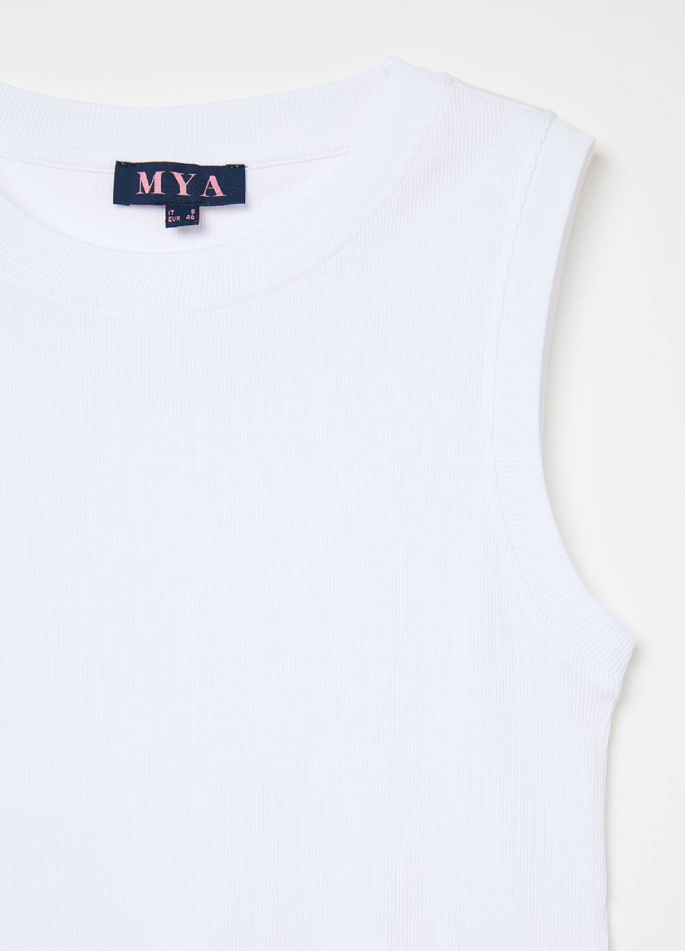MYA Tank top a costine sottili Curvy In Linea