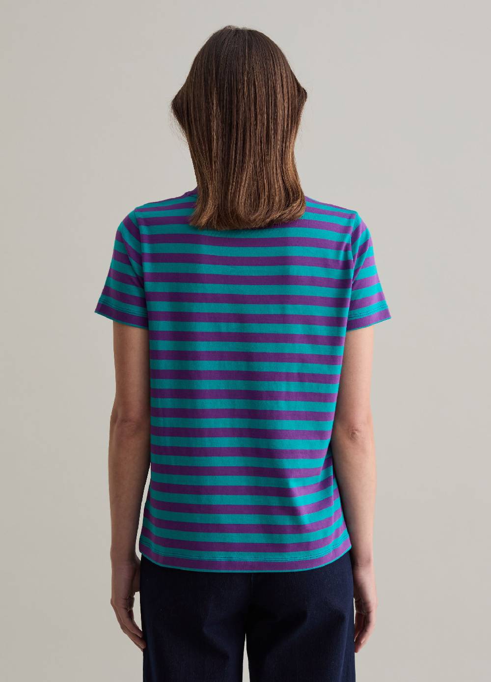 PIOMBO T-shirt in cotone Supima a righe Presa