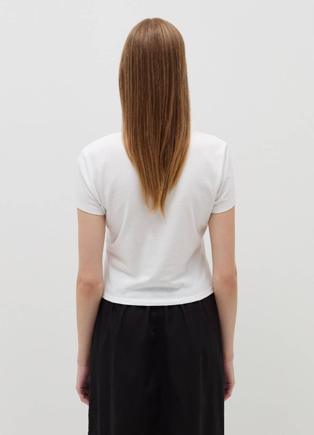 B. ANGEL T-shirt crop in cotone Hotsell