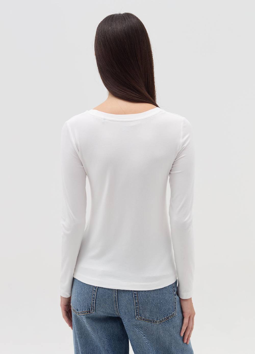 OVS T-shirt a maniche lunghe in viscosa stretch Nuovo