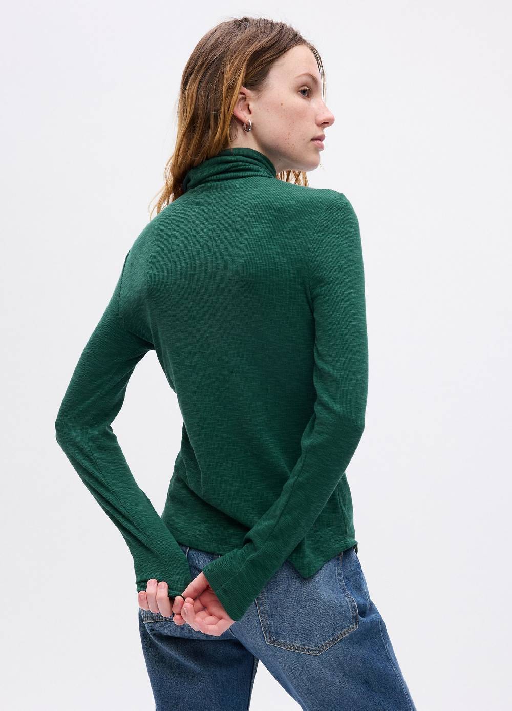 GAP T-shirt a costine sottili con collo alto Promozione Limitata