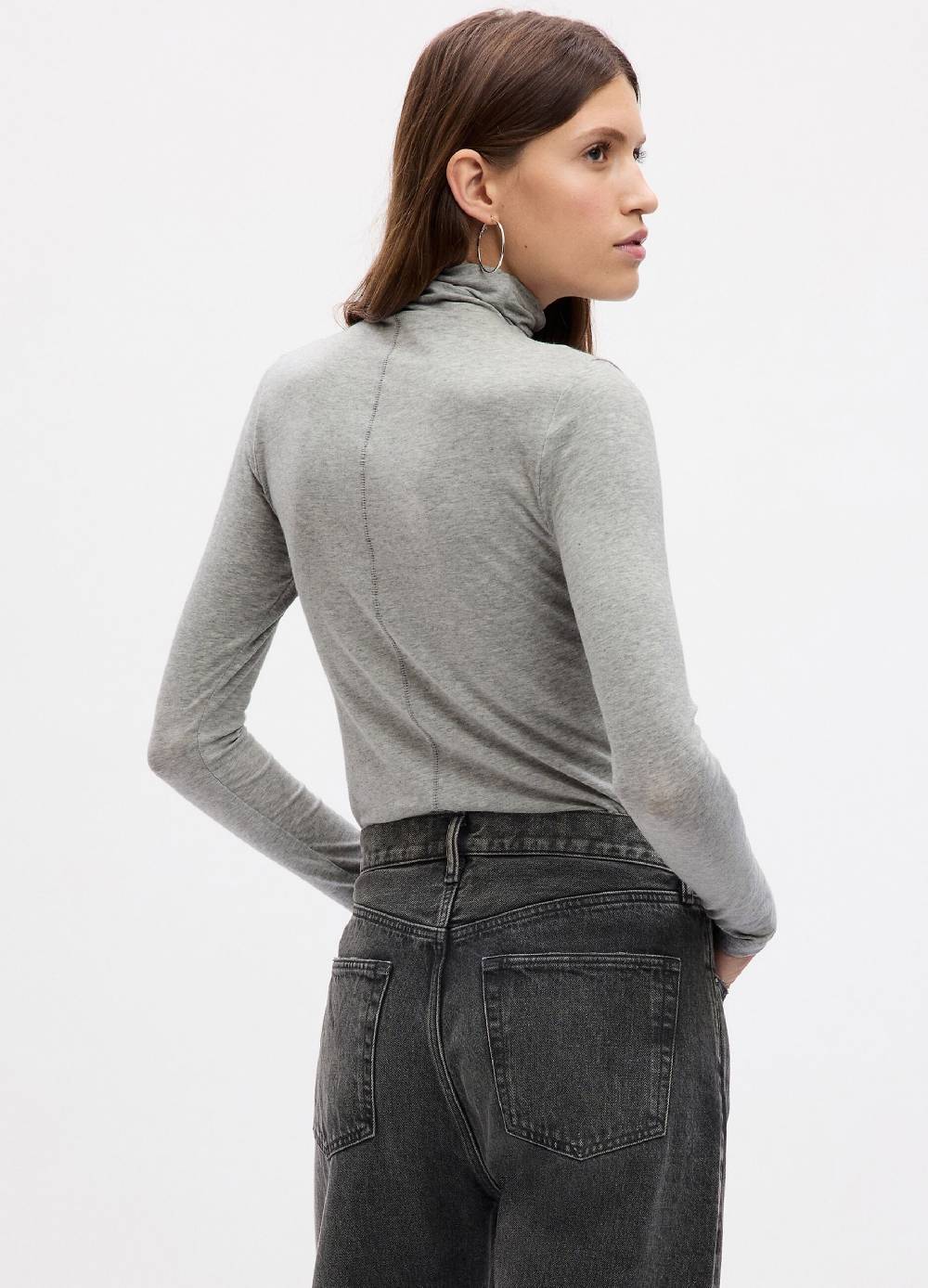 GAP T-shirt a collo alto con maniche lunghe Fino Al -60%
