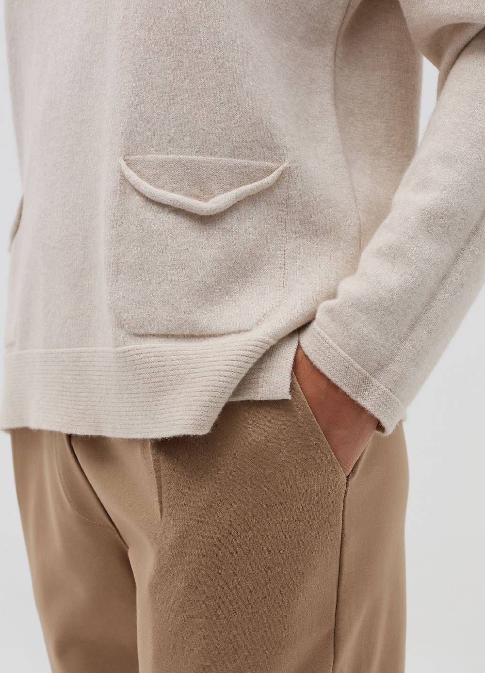 HYBRID Maglia a maniche lunghe con tasche Convenienza
