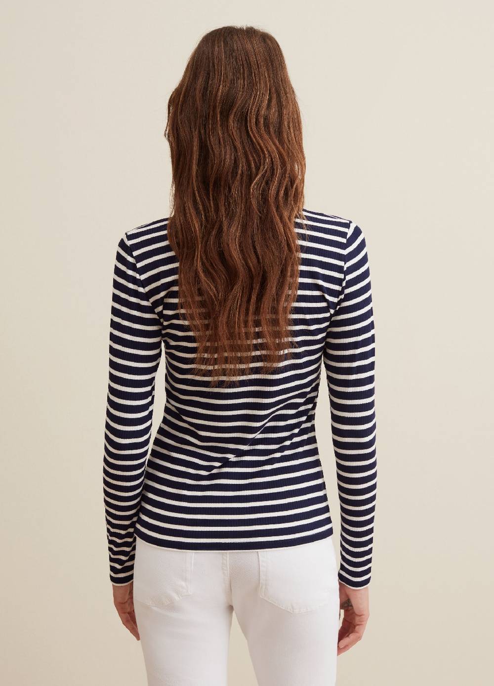 PIOMBO T-shirt a righe con maniche lunghe Economico