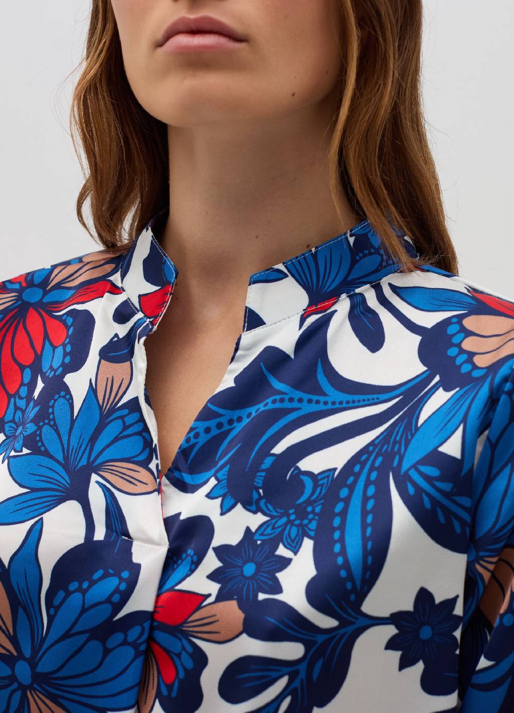 HYBRID Blusa floreale con maniche a tre quarti Acquista Ora