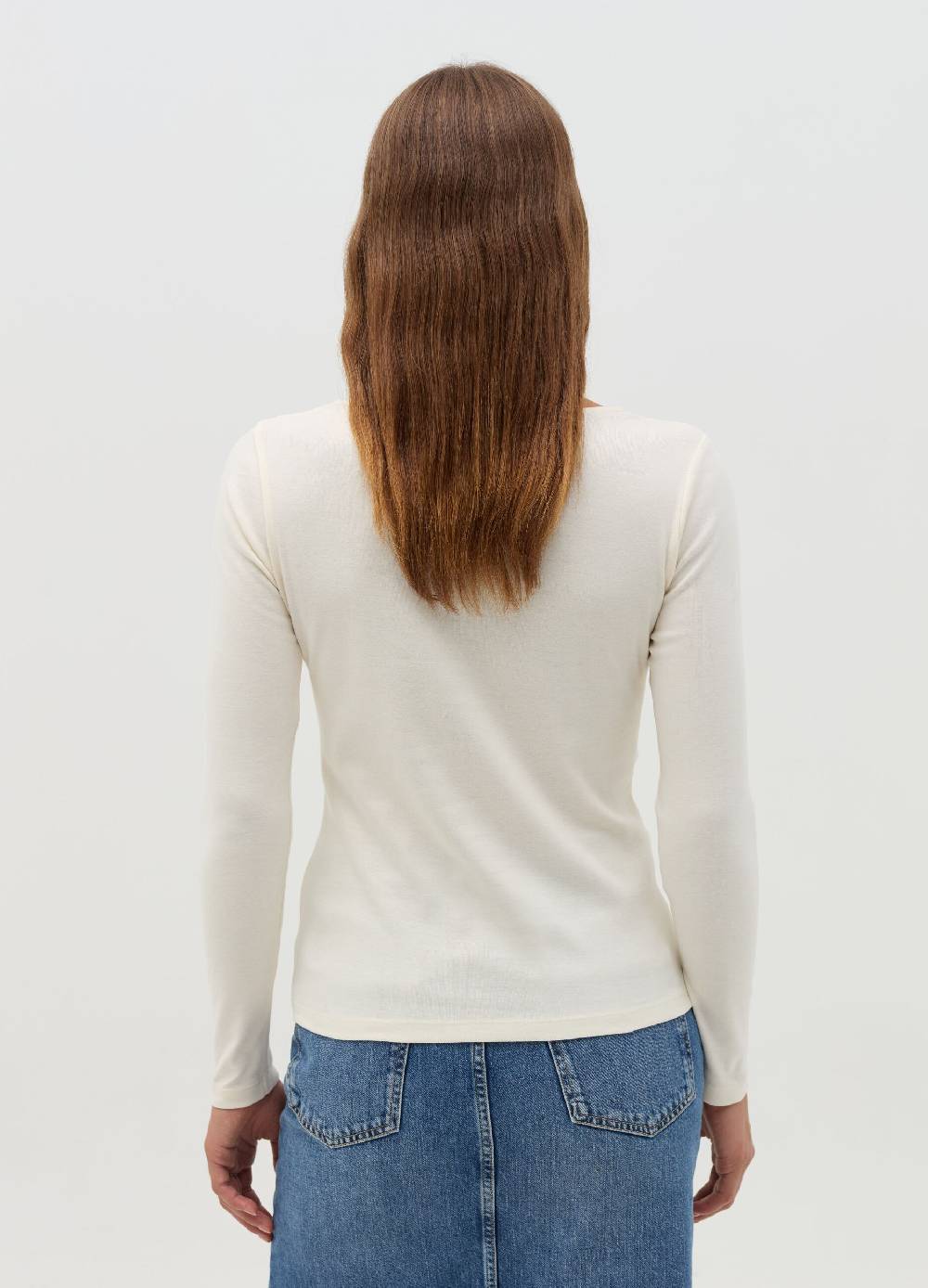 OVS T-shirt a maniche lunghe con scollo a cuore Consegna Veloce