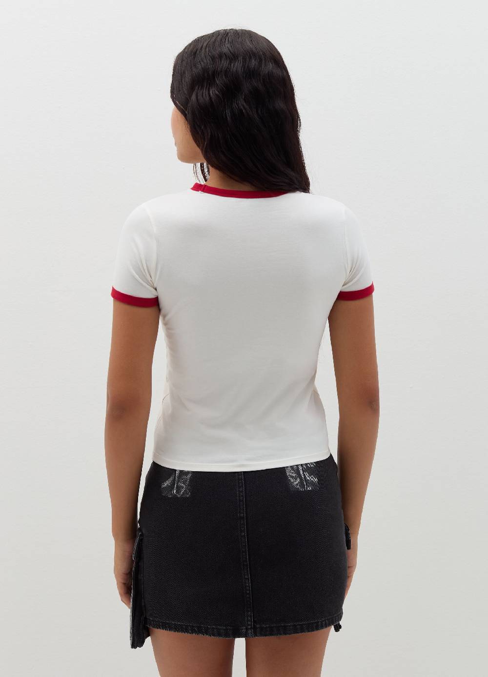 B. ANGEL T-shirt con profili a contrasto e stampa Fino Al -60%
