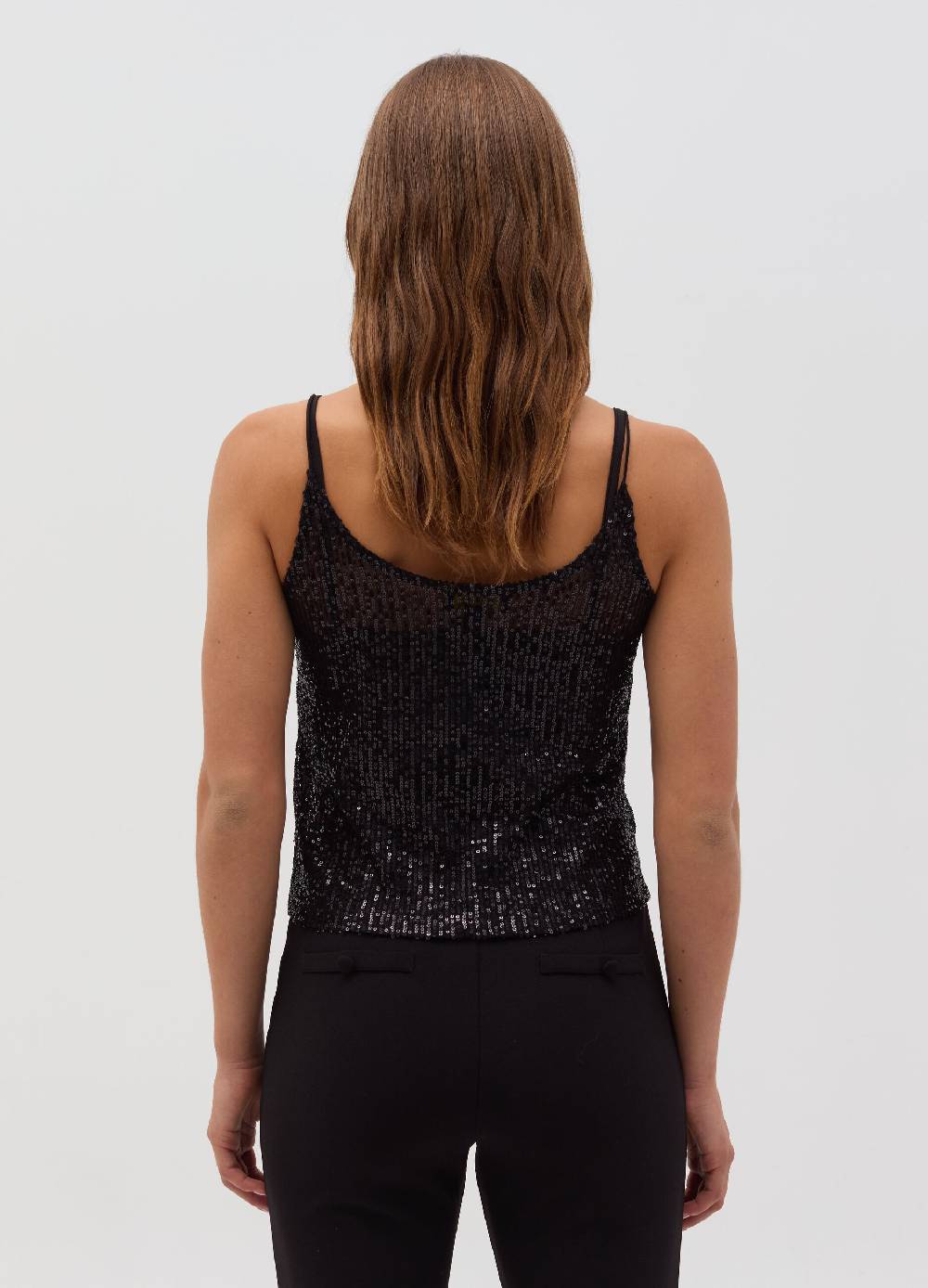 OVS Top con paillettes all-over Sottocosto