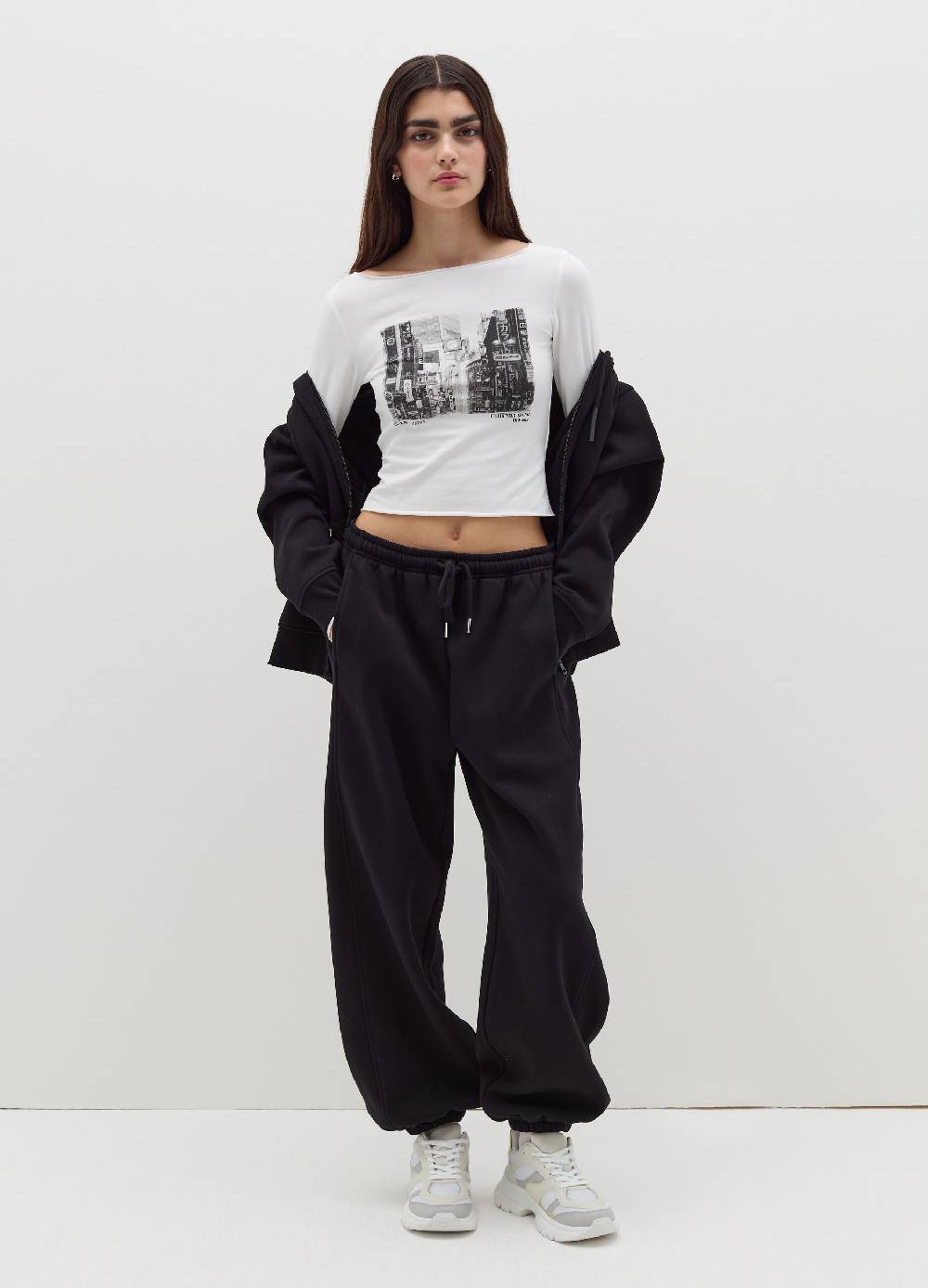 B. ANGEL T-shirt a maniche lunghe con stampa Vendita Calda