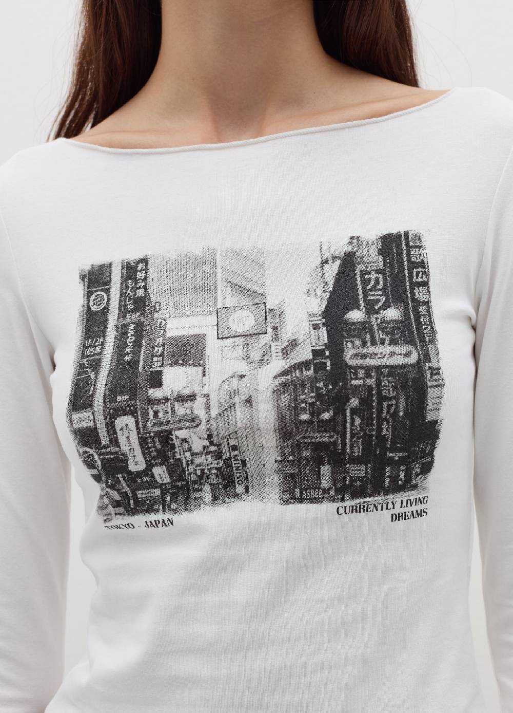 B. ANGEL T-shirt a maniche lunghe con stampa Vendita Calda