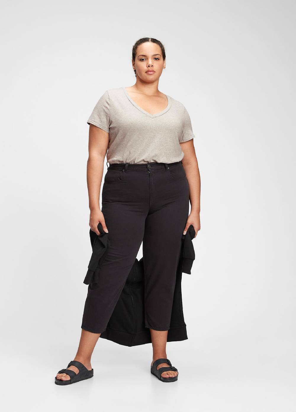GAP T-shirt melange con scollo a V Nuova