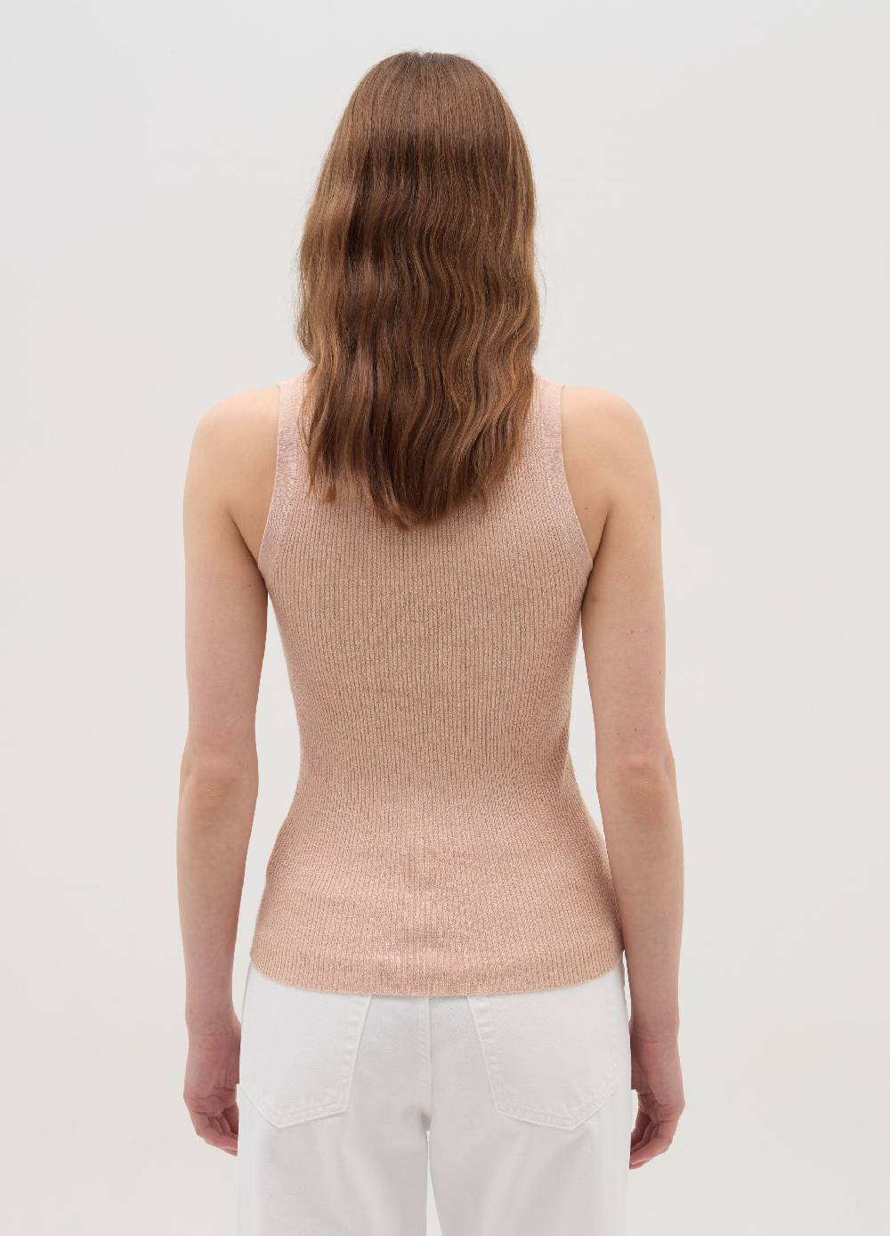 OVS Tank top a costine con lurex Spedizione Gratuita